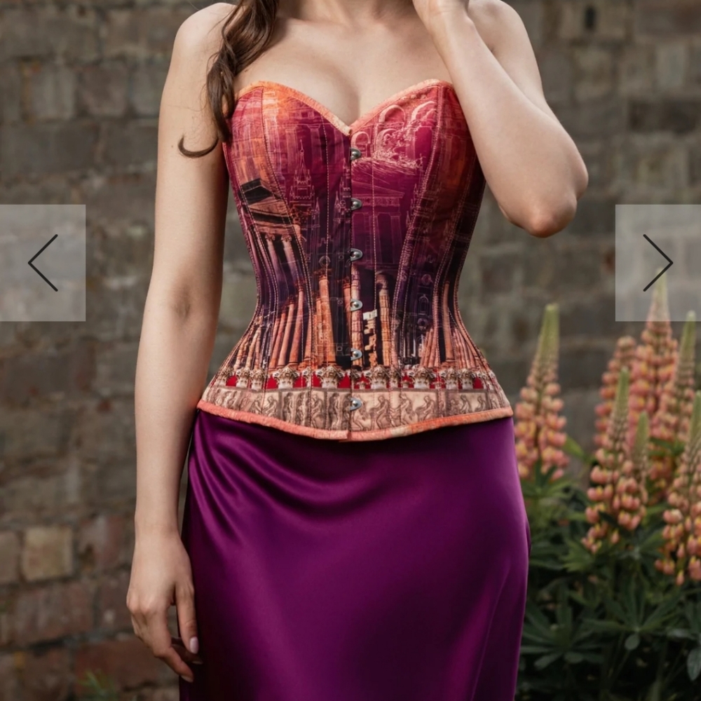 Corset Story Overbust Architecture Print
